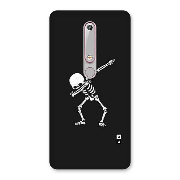 Skeleton Dab White Back Case for Nokia 6.1