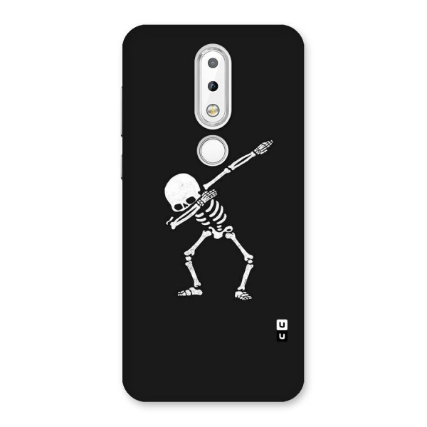 Skeleton Dab White Back Case for Nokia 6.1 Plus