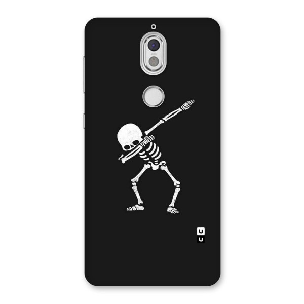 Skeleton Dab White Back Case for Nokia 7