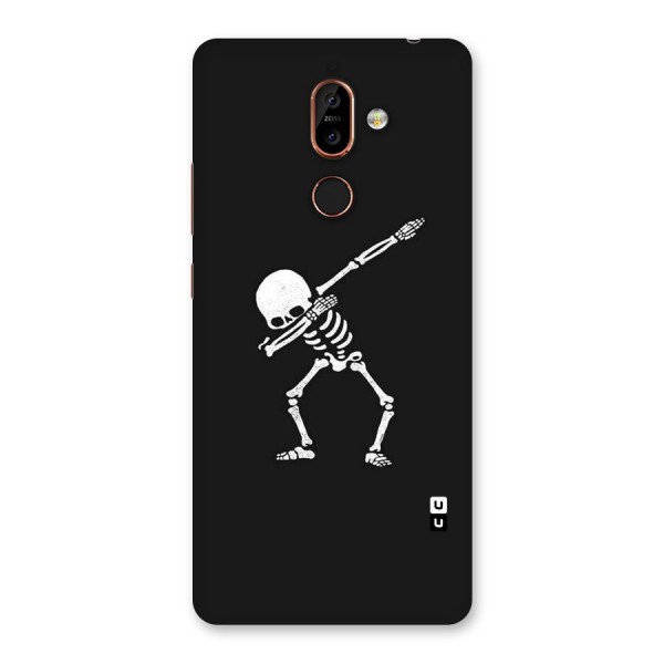 Skeleton Dab White Back Case for Nokia 7 Plus