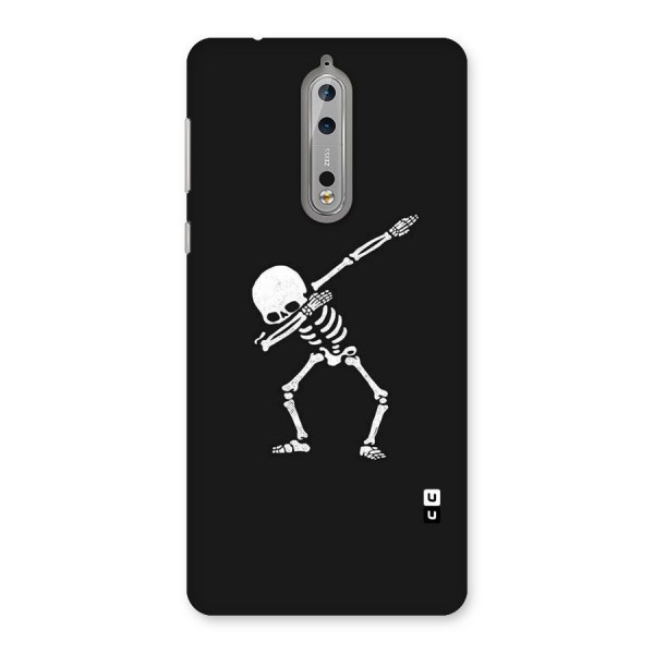 Skeleton Dab White Back Case for Nokia 8