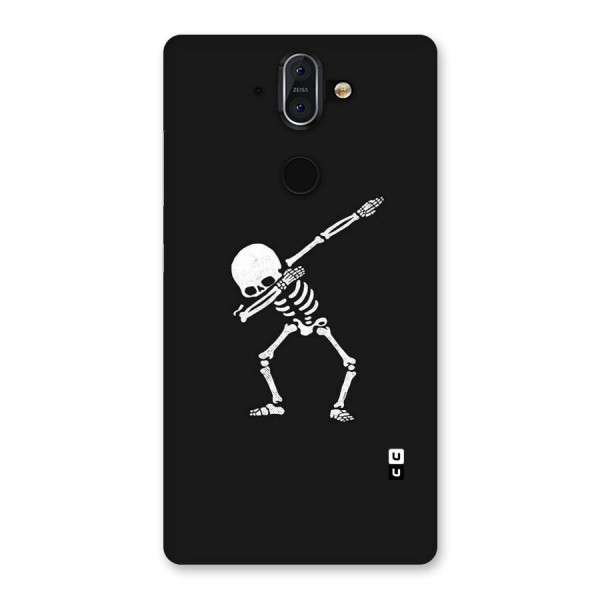 Skeleton Dab White Back Case for Nokia 8 Sirocco