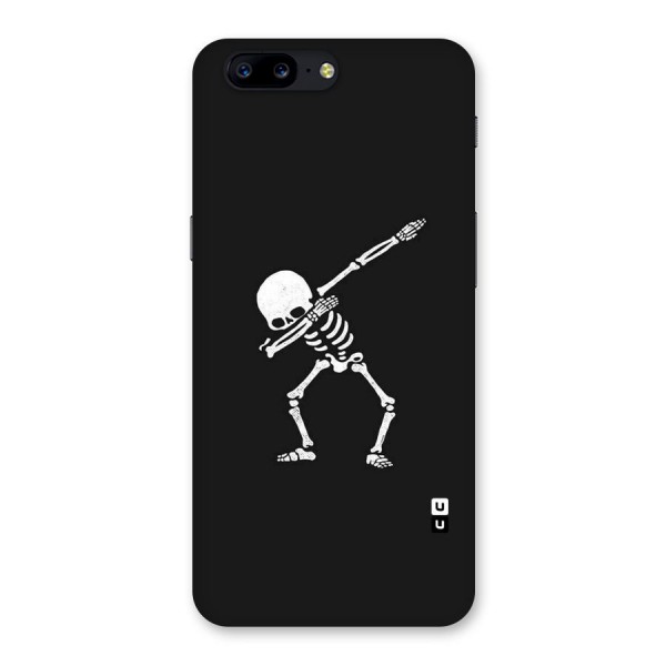 Skeleton Dab White Back Case for OnePlus 5