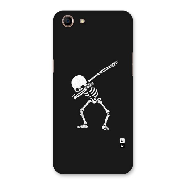 Skeleton Dab White Back Case for Oppo A83 (2018)