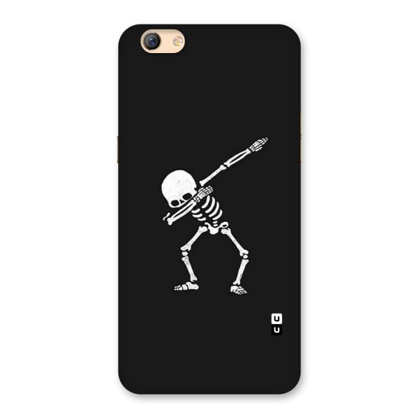 Skeleton Dab White Back Case for Oppo F3 Plus