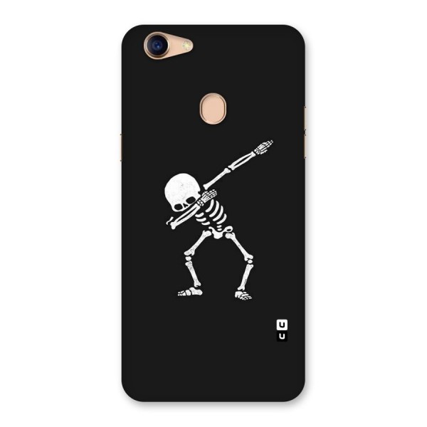 Skeleton Dab White Back Case for Oppo F5