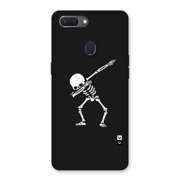 Skeleton Dab White Back Case for Oppo Realme 2