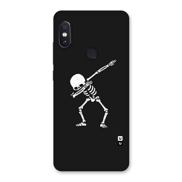 Skeleton Dab White Back Case for Redmi Note 5 Pro