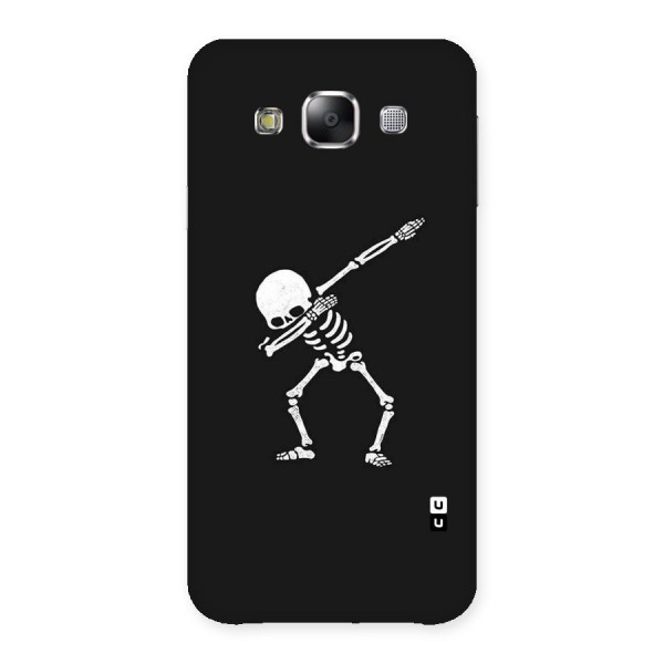 Skeleton Dab White Back Case for Samsung Galaxy E5
