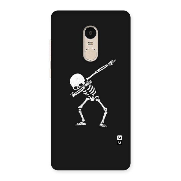 Skeleton Dab White Back Case for Xiaomi Redmi Note 4