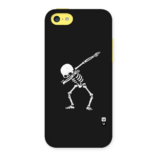 Skeleton Dab White Back Case for iPhone 5C