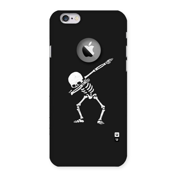 Skeleton Dab White Back Case for iPhone 6 Logo Cut