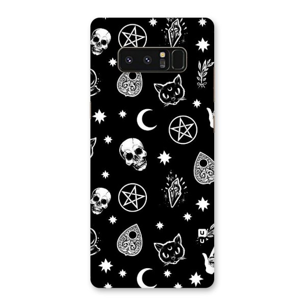 Skull Moon Design Back Case for Galaxy Note 8