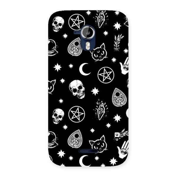 Skull Moon Design Back Case for Micromax Canvas Magnus A117