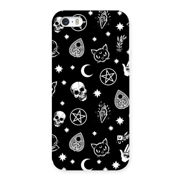 Skull Moon Design Back Case for iPhone SE