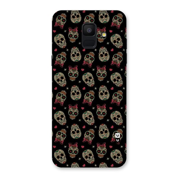 Skull Pattern Back Case for Galaxy A6 (2018)