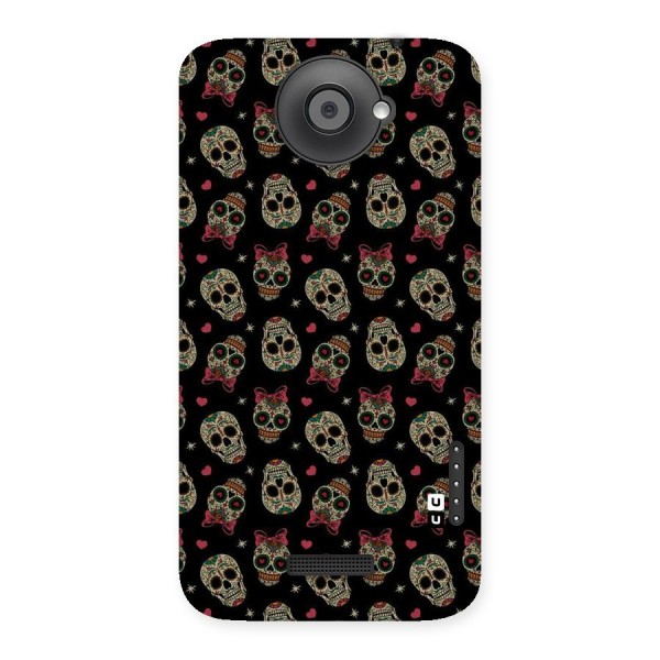 Skull Pattern Back Case for HTC One X