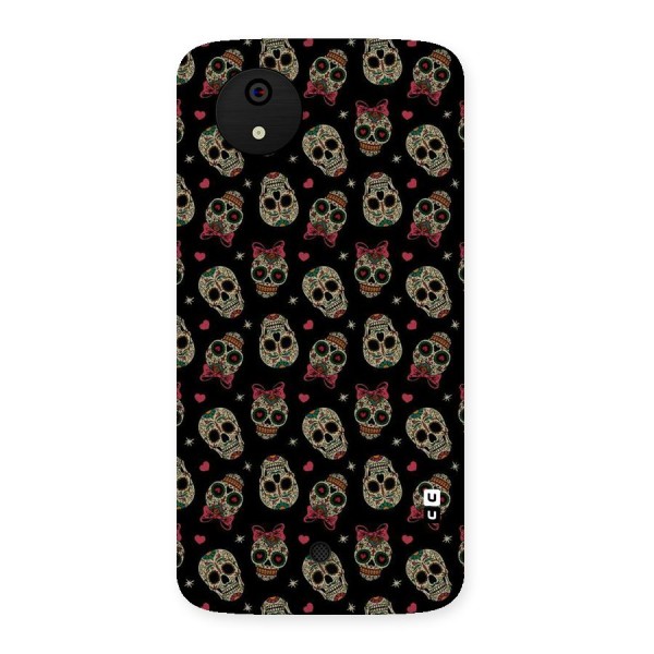 Skull Pattern Back Case for Micromax Canvas A1