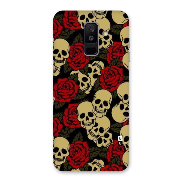 Skulled Roses Back Case for Galaxy A6 Plus