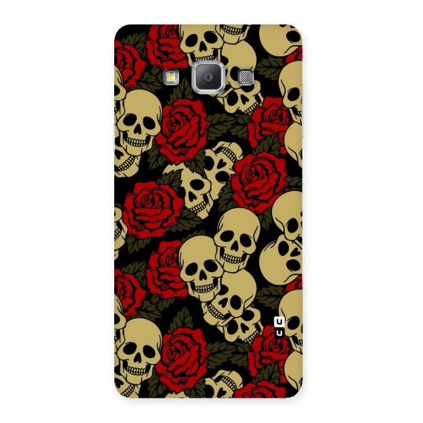 Skulled Roses Back Case for Galaxy A7