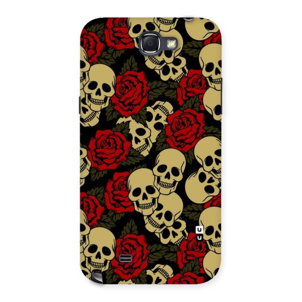 Skulled Roses Back Case for Galaxy Note 2