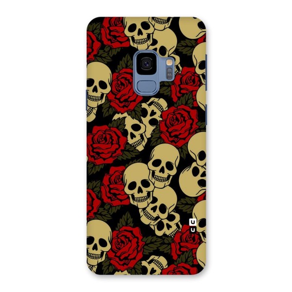 Skulled Roses Back Case for Galaxy S9