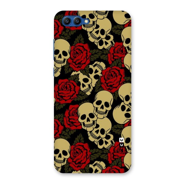 Skulled Roses Back Case for Honor View 10