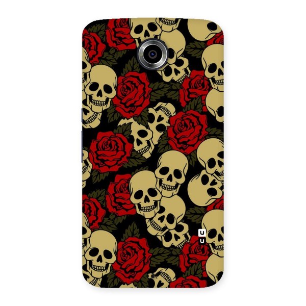 Skulled Roses Back Case for Nexsus 6
