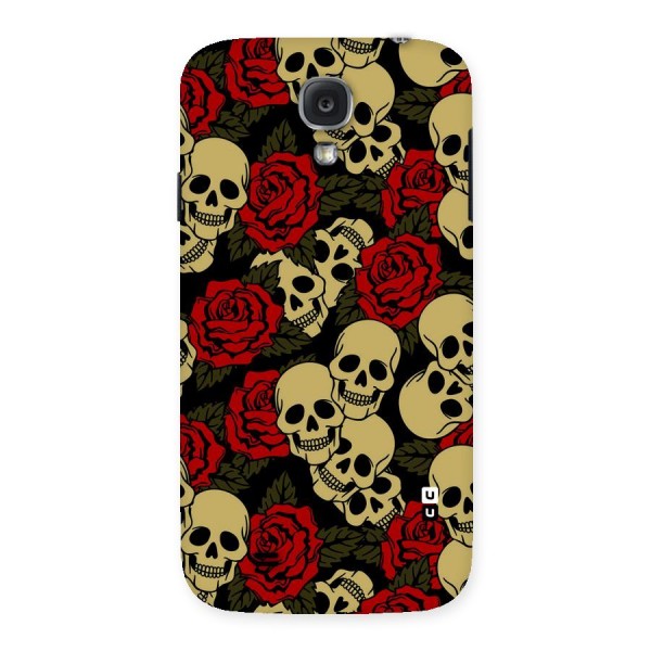 Skulled Roses Back Case for Samsung Galaxy S4