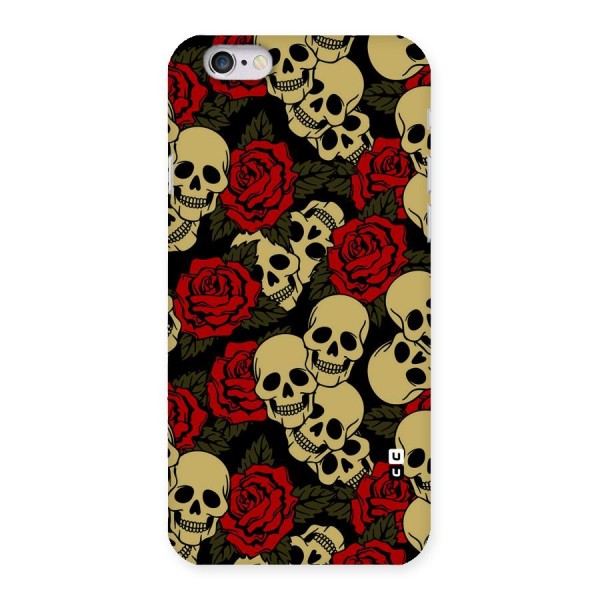 Skulled Roses Back Case for iPhone 6 6S