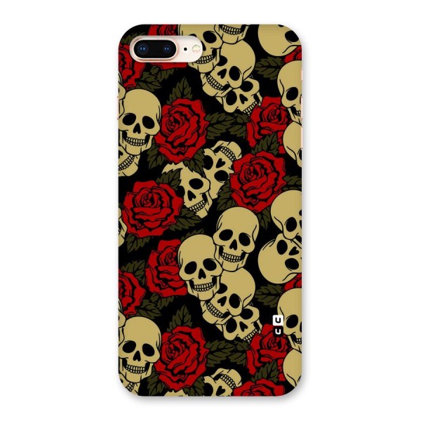 Skulled Roses Back Case for iPhone 8 Plus
