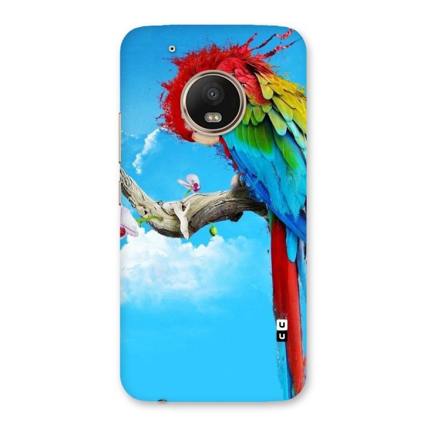 Sky Parrot Back Case for Moto G5 Plus