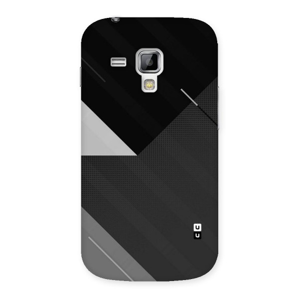 Slant Grey Back Case for Galaxy S Duos