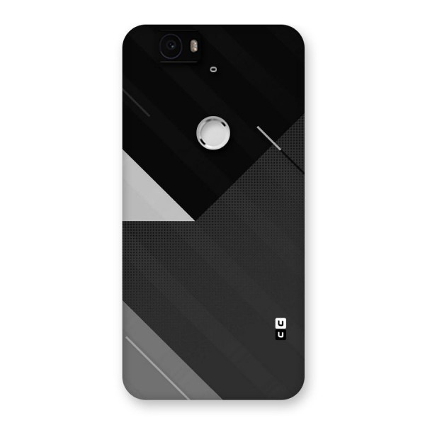 Slant Grey Back Case for Google Nexus-6P
