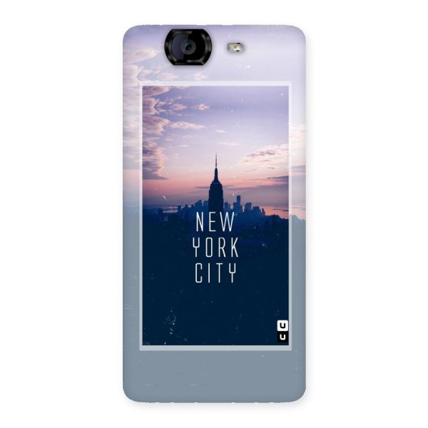 Sleepless City Back Case for Canvas Knight A350