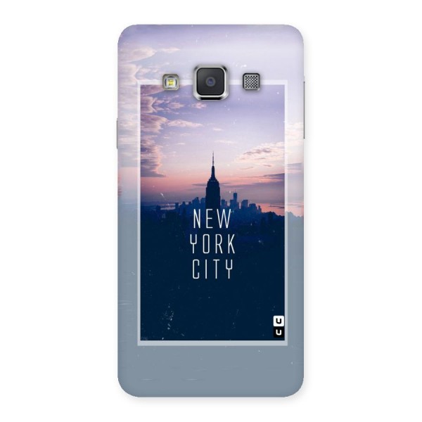 Sleepless City Back Case for Galaxy A3
