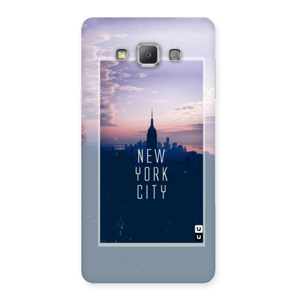 Sleepless City Back Case for Galaxy A7