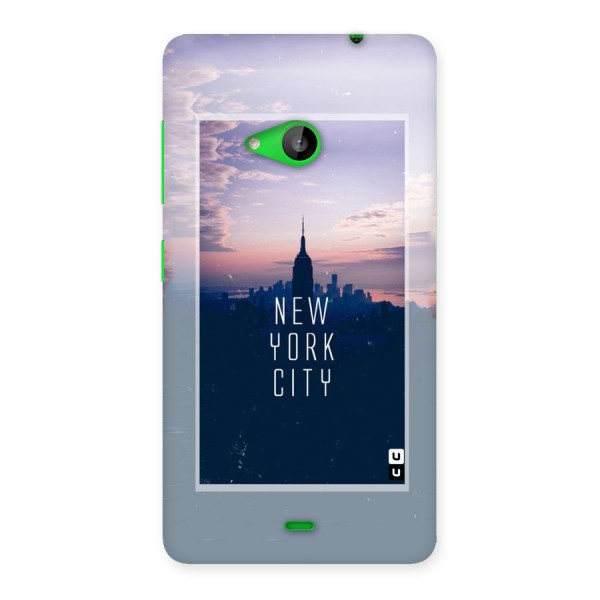 Sleepless City Back Case for Lumia 535