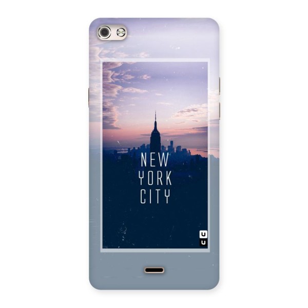 Sleepless City Back Case for Micromax Canvas Silver 5