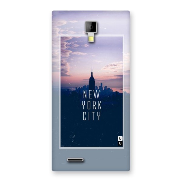 Sleepless City Back Case for Micromax Canvas Xpress A99
