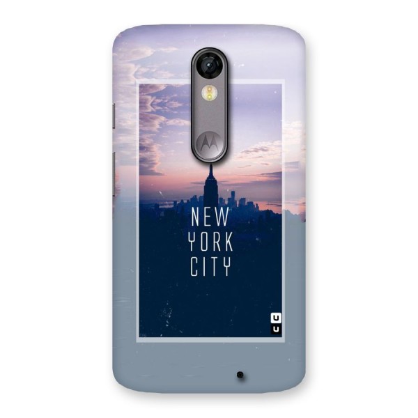 Sleepless City Back Case for Moto X Force