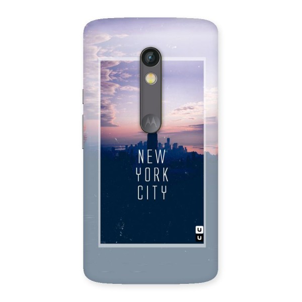 Sleepless City Back Case for Moto X Play