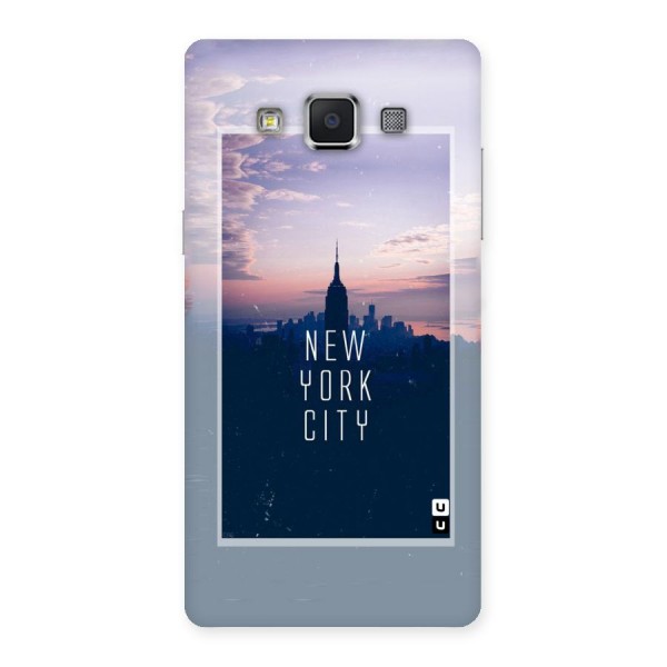 Sleepless City Back Case for Samsung Galaxy A5
