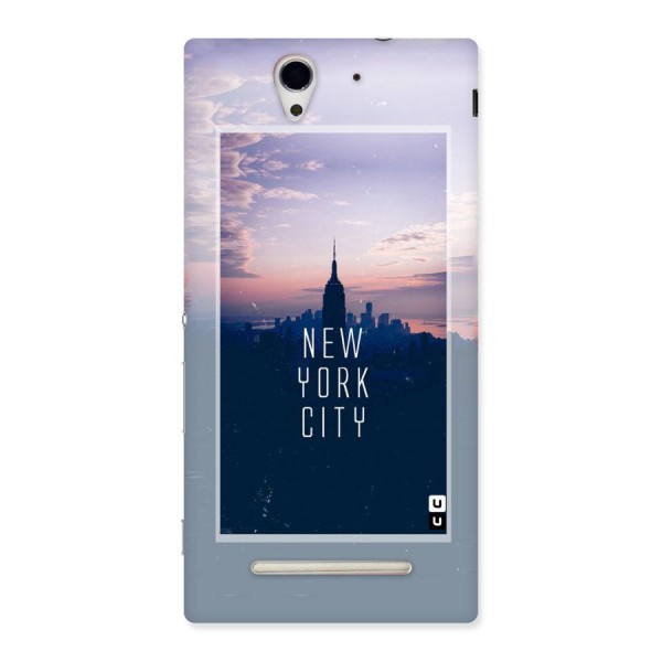 Sleepless City Back Case for Sony Xperia C3