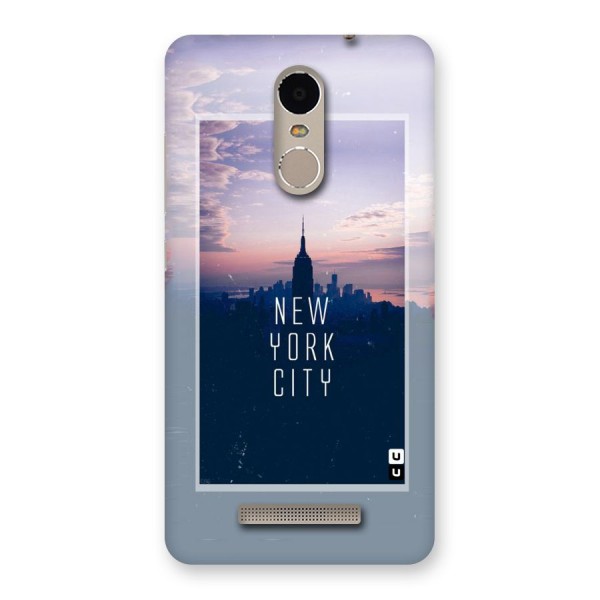 Sleepless City Back Case for Xiaomi Redmi Note 3