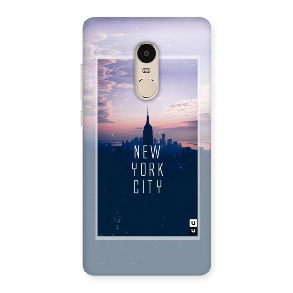 Sleepless City Back Case for Xiaomi Redmi Note 4