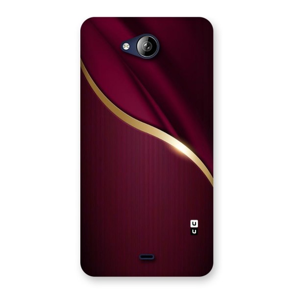 Smooth Maroon Back Case for Canvas Play Q355