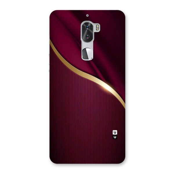 Smooth Maroon Back Case for Coolpad Cool 1