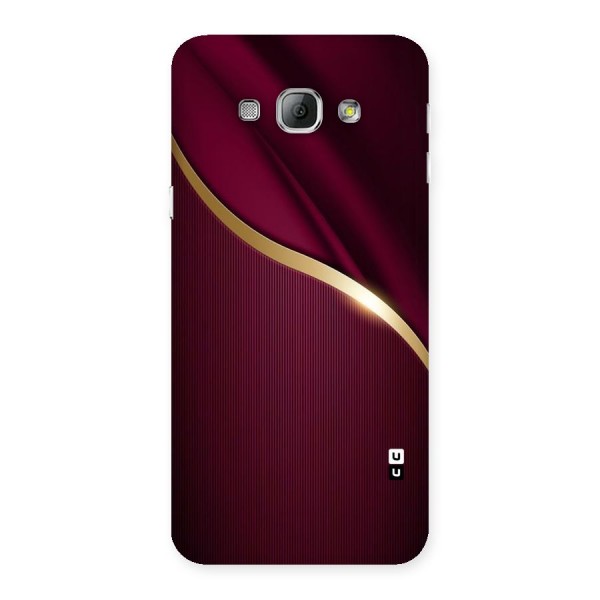 Smooth Maroon Back Case for Galaxy A8