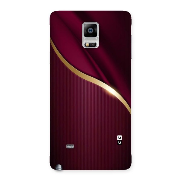 Smooth Maroon Back Case for Galaxy Note 4